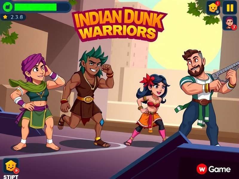 Indian Dunk Warriors - Diverse Character Roster Indian Dunk Warriors Playable Characters