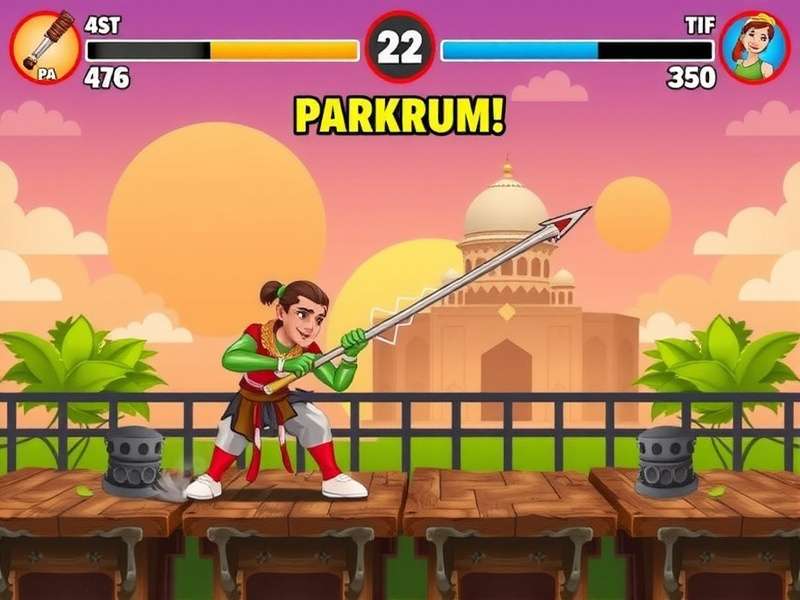 Indian Dunk Warriors - Actual Gameplay Footage Indian Dunk Warriors Gameplay Screenshot