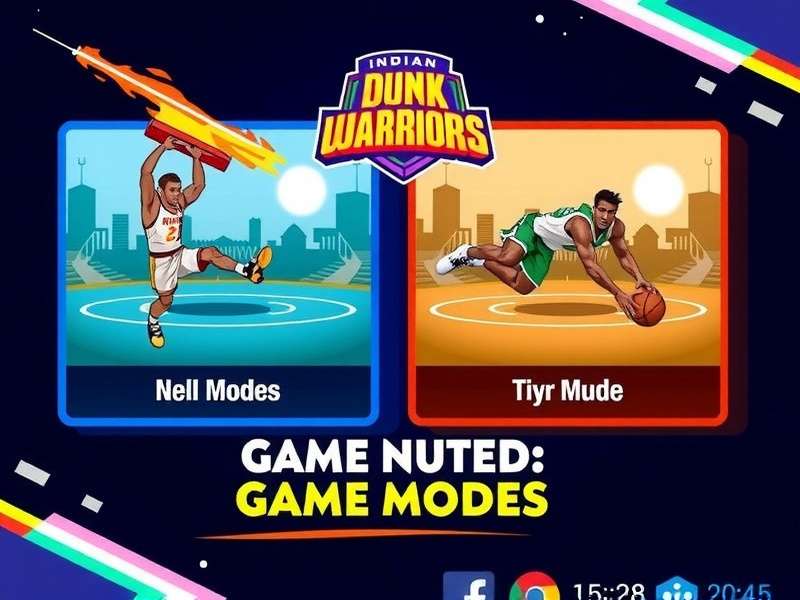 Indian Dunk Warriors - Available Game Modes Selection Screen Indian Dunk Warriors Game Modes